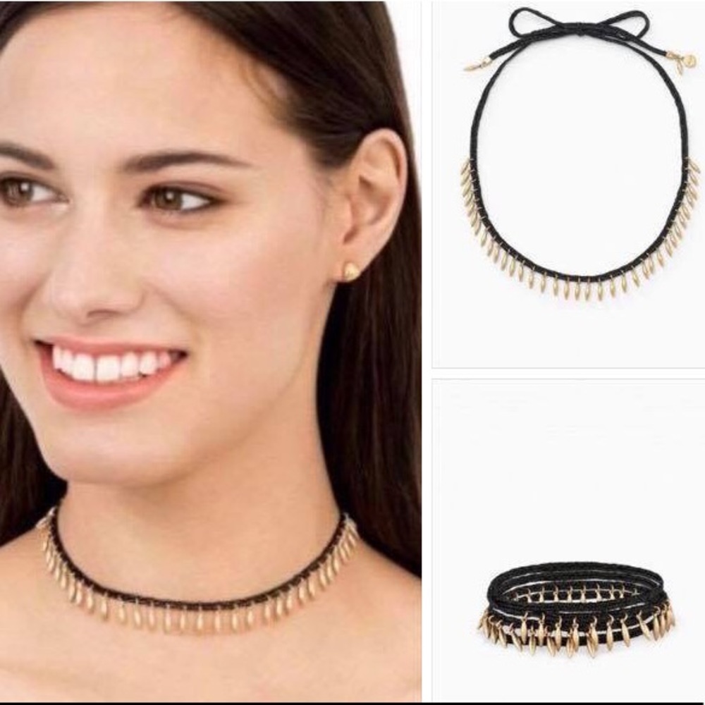 Stella & Dot versatile fringe necklace
